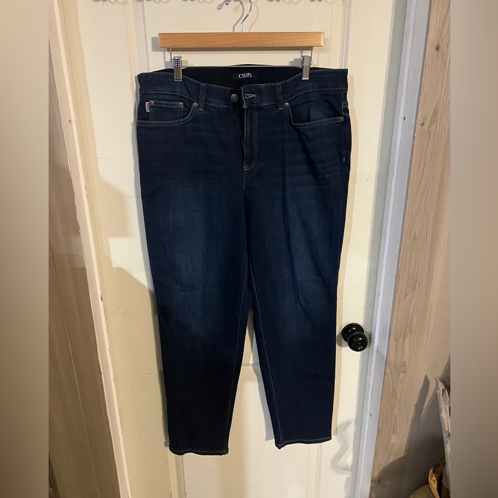 Chaps Women's Dark Wash Skinny Jeans
